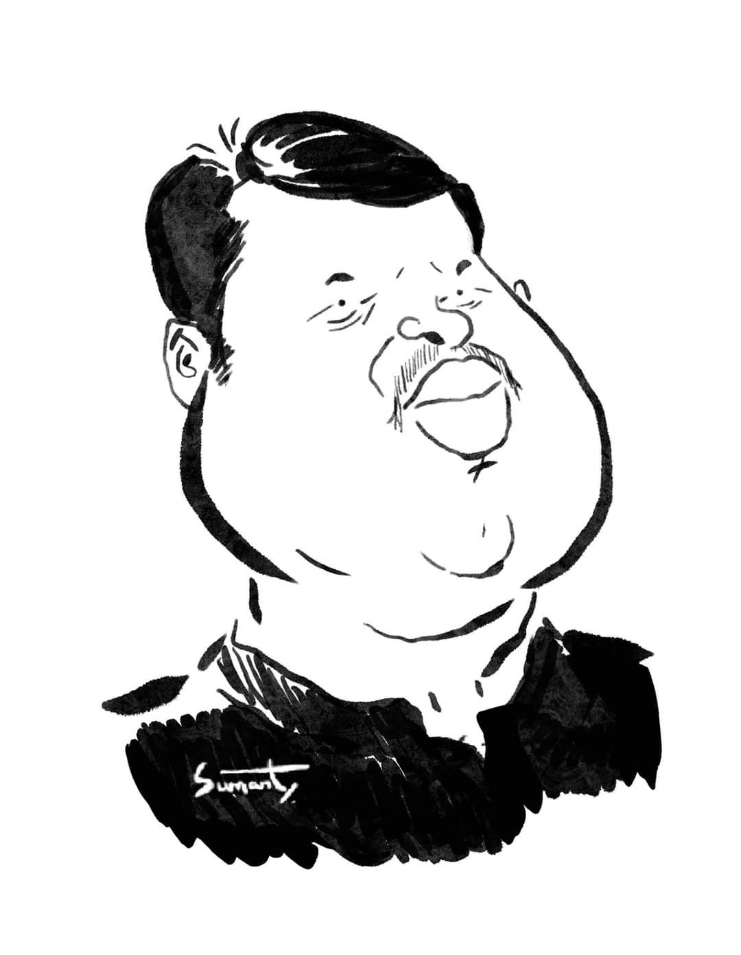 Funny Face Caricature